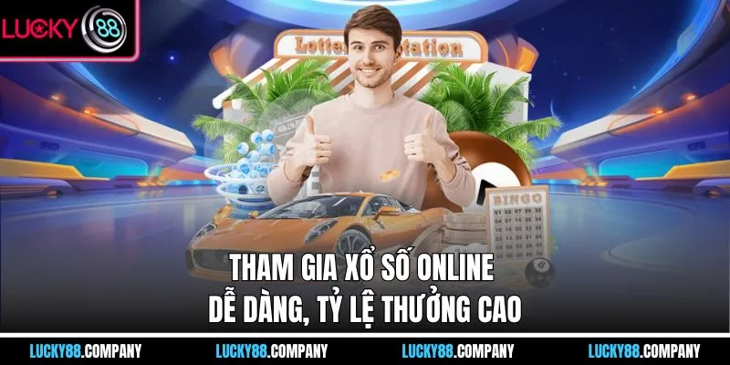 Tham gia xổ số online dễ dàng, tỷ lệ thưởng cao